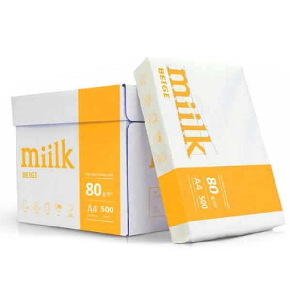 복사용지(미색) A4 밀크 80g 2500매 1박스 한국제지
