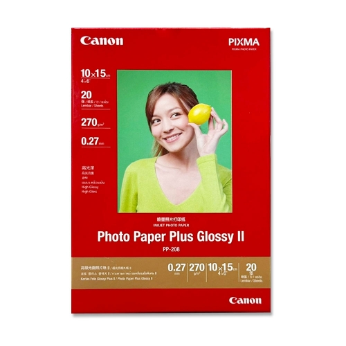 캐논 4X6 포토용지 270g PP 208 20매