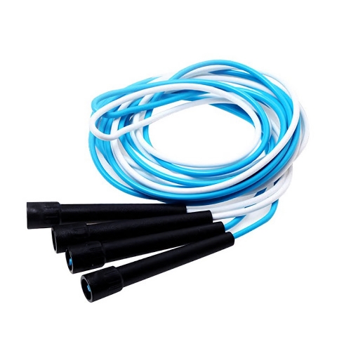 김수열 더블더취PVC 줄넘기 DR 005 파랑 흰색 2개1세트 4M 20cm