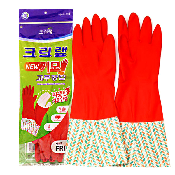 크린랩 기모 고무장갑
