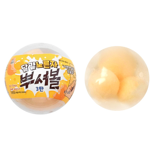 달걀 노른자 뿌셔볼 스트레스 해소 왁뿌 말랑이 (6개)