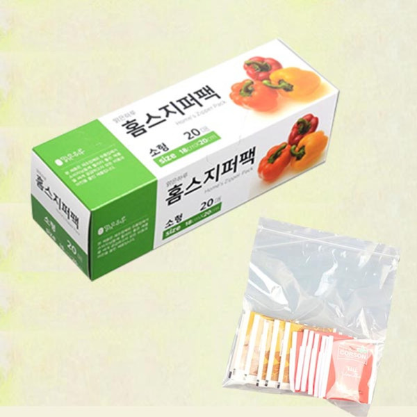 맑은하루홈스지퍼백 소 18x20x20매