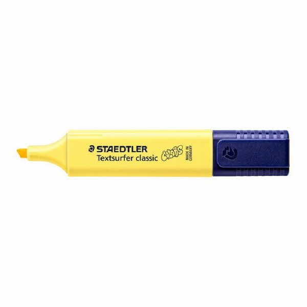 스테들러 파스텔 형광펜 364C-100(1-5mm 옐로우)