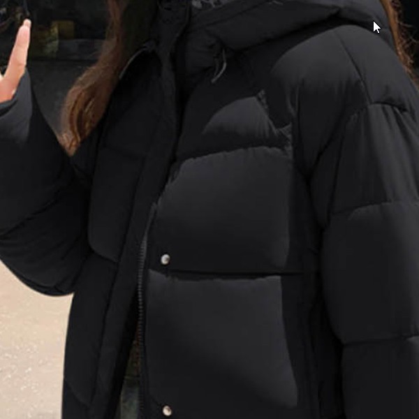 경량 단색 베이직 아우터 미니멀한 디자인과 포근한 착용감이 매력적인 여성용 숏패딩