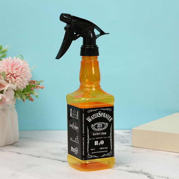 전문가용 미용실 바버샵 헤어 분무기 500ml 옐로우