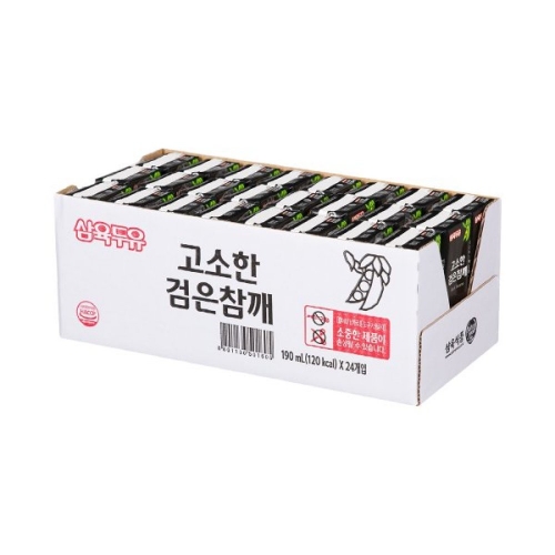 삼육 검은 참깨 두유 190ml 24입