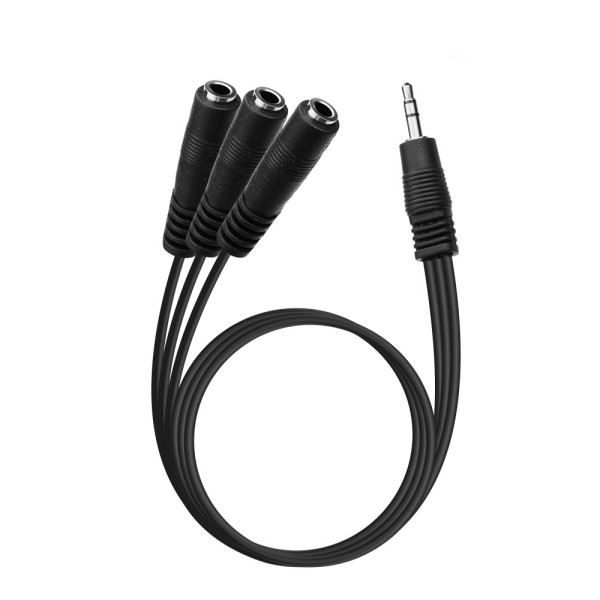 AUX 3극 스테레오 M to Fx3 3분배 케이블 30cm