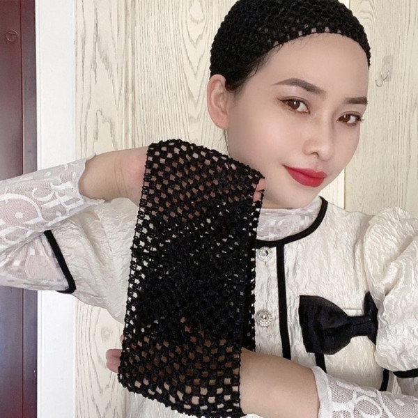 망사 머리띠 망 헤어밴드 헤어망 머리망 S13077