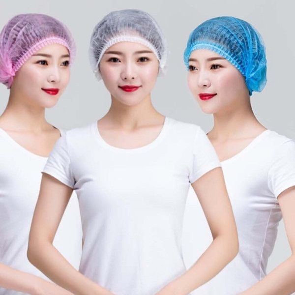 주방 요리 공장용 일회용 위생 캡 조리모 모자 100p