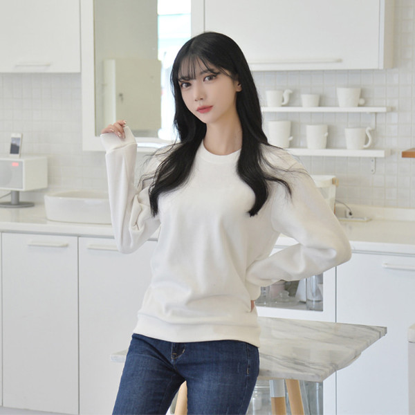 교복몰 기본 기모맨투맨 (5colors) 티셔츠