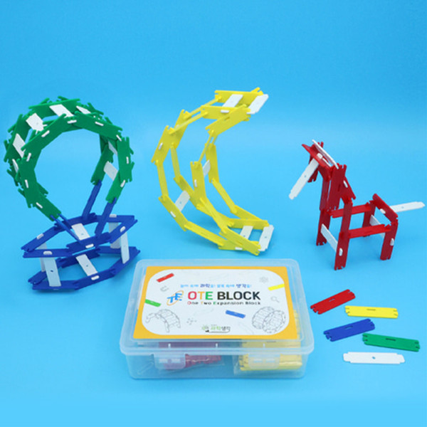 (SA) 창의력 두뇌개발 OTE Block 입문(단체용)(108pcs)
