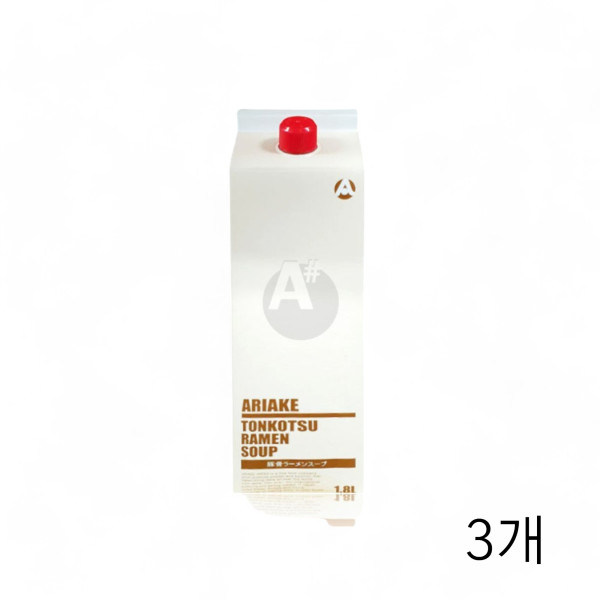 아리아케 돈꼬츠라면스프 1.8Kg X 3개 돈코츠라멘 일본라멘 육수 일본식자재 일본라면