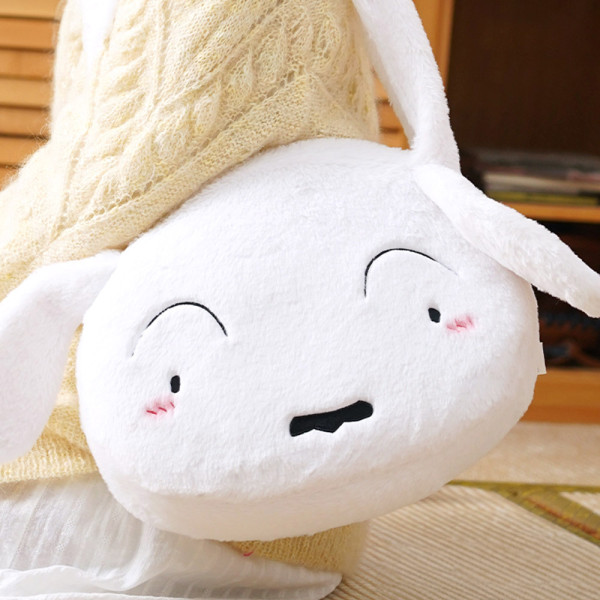 짱구는못말려 봉제 숄더백-흰둥이