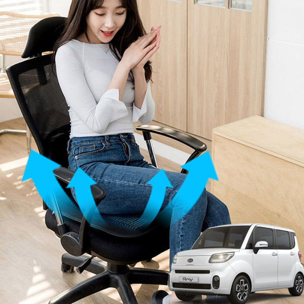 레이 시원한쿨링팬 메쉬 쿨링방석 호환