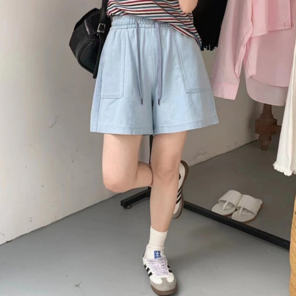 편안한 데일리 밴딩 청반바지 연청