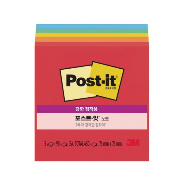 강한점착 노트 컬렉션팩 654-5 플레이풀프라이머리즈