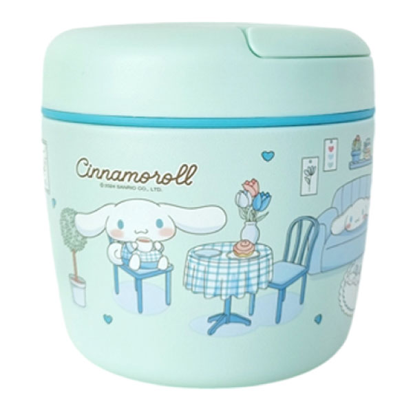 산리오 시나모롤 대용량 핸들형 보온도시락 970ml