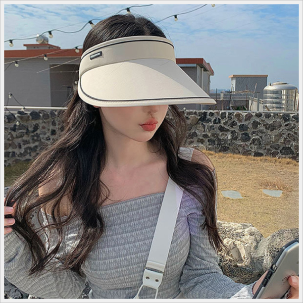 여름철 빅 와이드 자외선차단 접이식 길이조절 모자