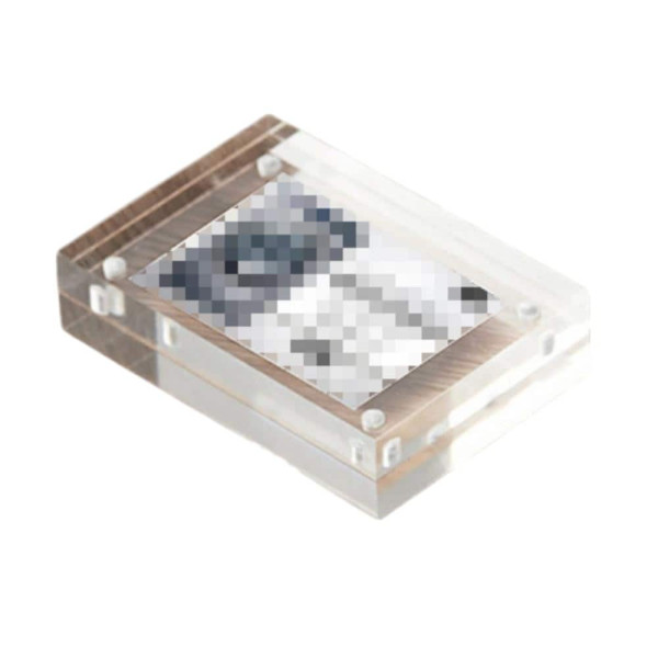 투명 아크릴 자석 액자 9x6cm