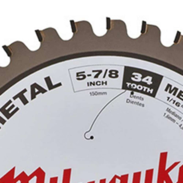 금속용 원형톱날 34날 150mm