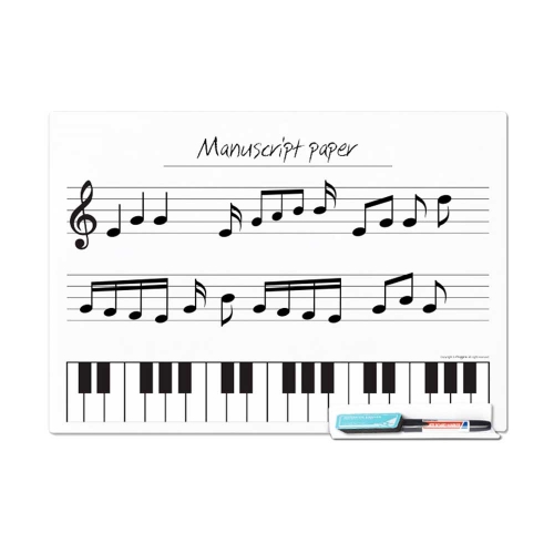 마그피아 화이트 오선지 보드 고무자석 MRMB MPK6040
