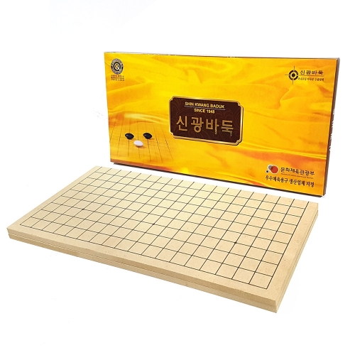 신광바둑 접이식바둑판 9mm 400 400 9 박스 40개