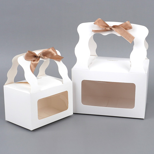 접이식 손잡이 사각 투명창 선물케이스