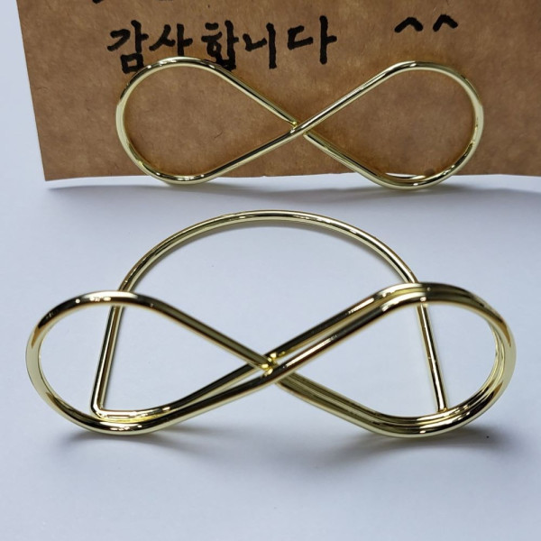 스틸 골드컬러 안경디자인 메모지꽂이