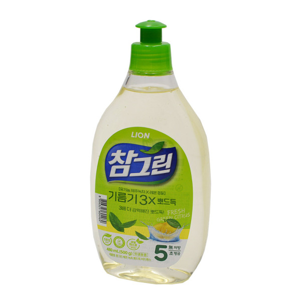 참그린 기름기뽀드득 주방세제 480ml
