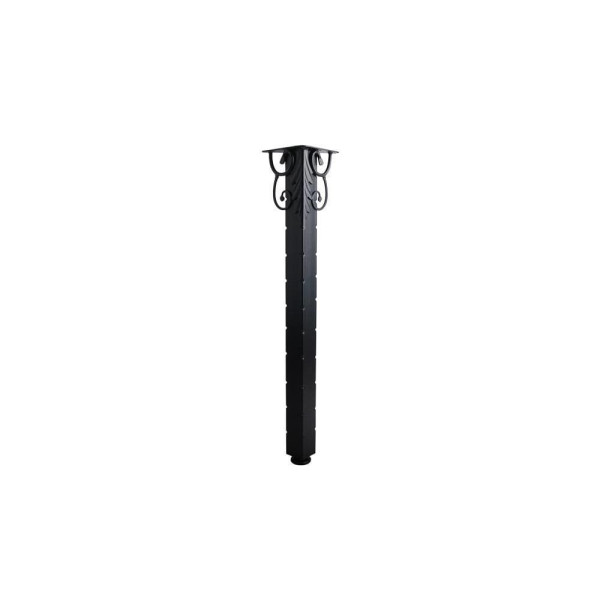 다용도 철제 사각 식탁다리 H003 흑색 길이 700mm 가구다리