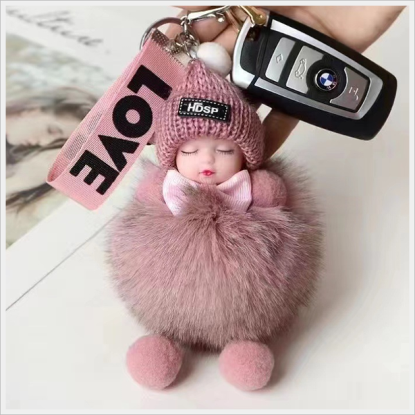 아기 인형 가방 열쇠고리 핸드백 자동차 키링