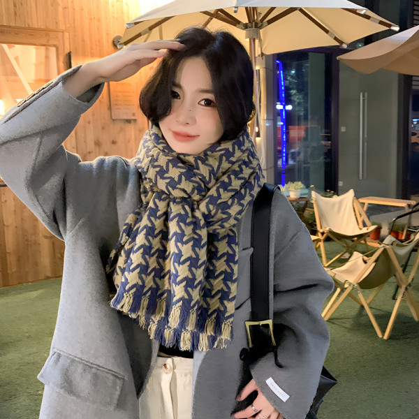 [별별창고] 숄 머플러 겸용 양면 목도리 겨울용
