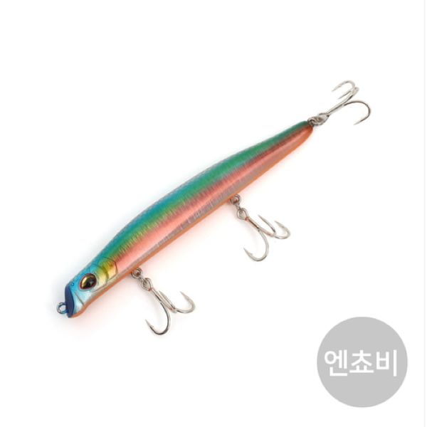 농어낚시 삼치낚시 루어 싱킹 18g 120mm 엔쵸비