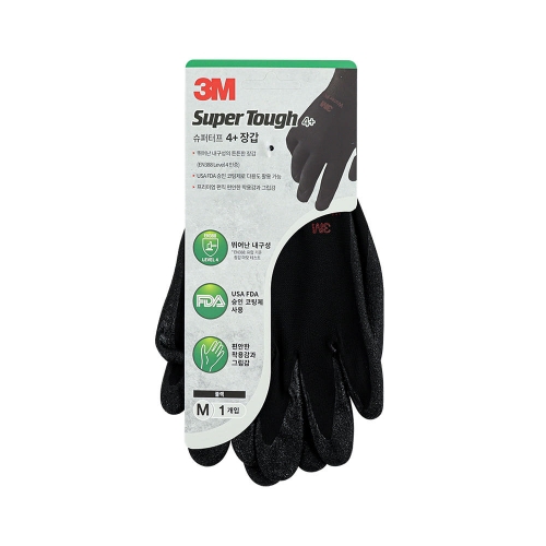 3M 슈퍼터프 4 장갑 블랙 M