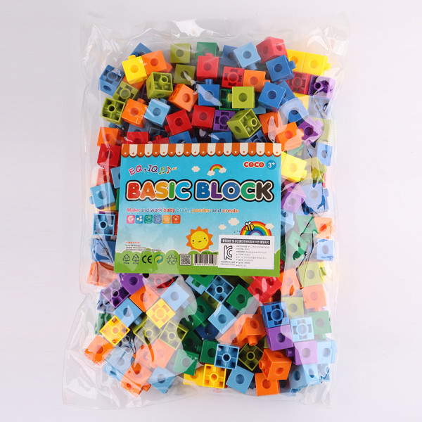 베이직 큰블록 사각블록 대용량 약270pcs 놀이교구