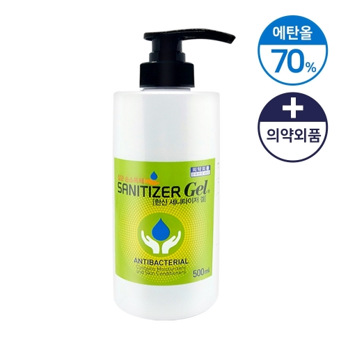 한신 손소독제 세니타이저 겔 500ml 70 에탄올70