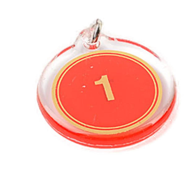 10P 다용도 양면 번호판 1~100 검정 1~10