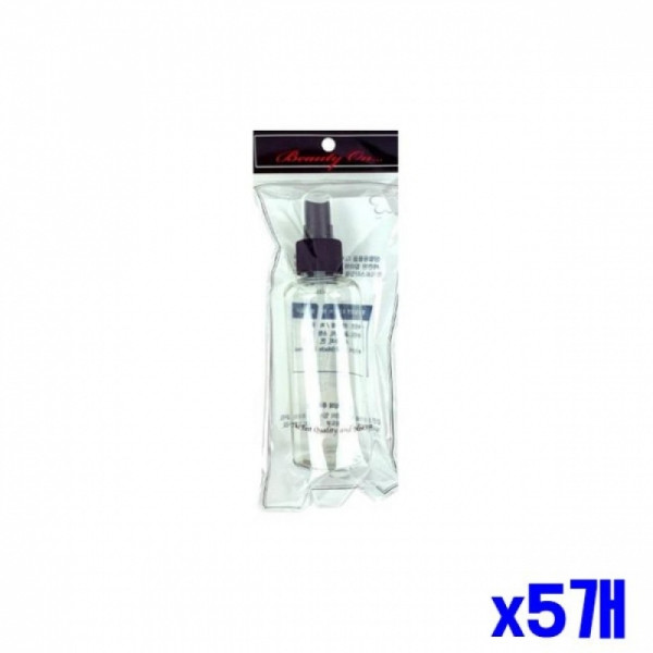 액체 리필 투명 스프레이 용기150ml x5개 공병