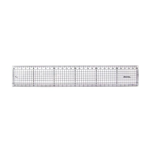 송화 방안자 30cm SH B0001 두께 4 4mm