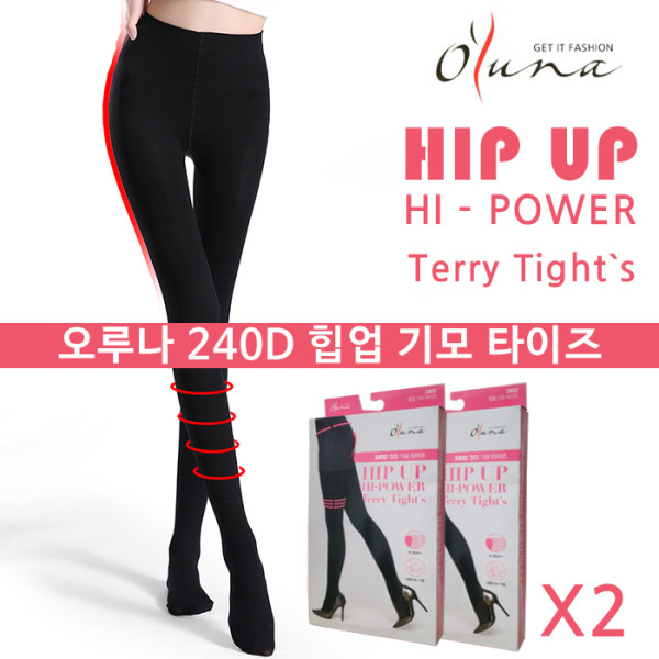 남영스타킹 겨울철 패션스타킹 하이테리 기모 2p