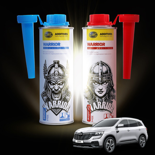 QM6 가솔린,디젤 프리미엄 연비향상 헬라 워리어 연료첨가제 300ML