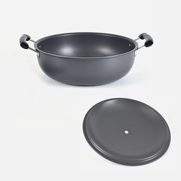 업소용 경질 양수 튀김팬 50cm