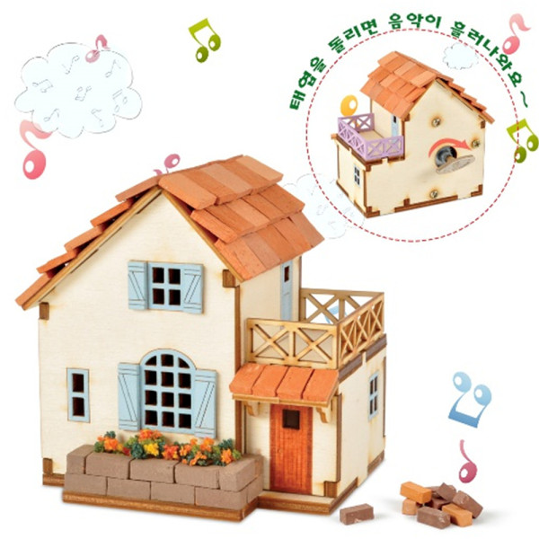 (YO) 태엽오르골 알프스 벽돌집 (YM949)