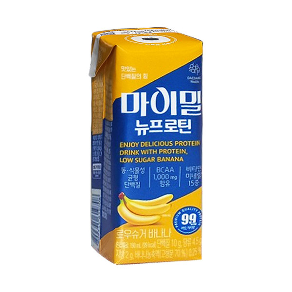 마이밀 마시는 뉴프로틴 로우슈거 바나나 190m 48팩