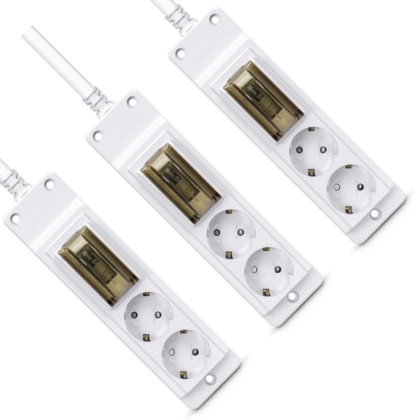 현대 일렉트릭 고용량 멀티탭 콘센트 고전력 멀티탭 2구 과부하차단 멀티탭 1.5m