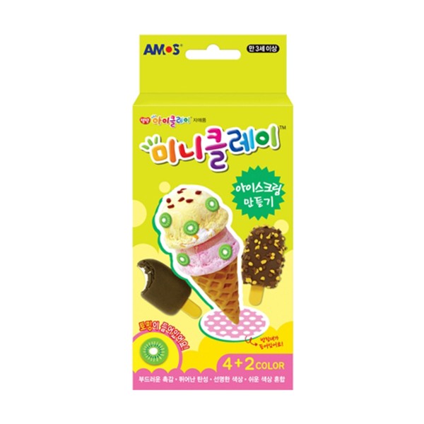 아모스 미니클레이(아이스크림) 7.5gx4p