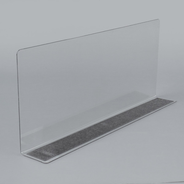 L형 투명 칸막이 28x12cm 1P 자석형