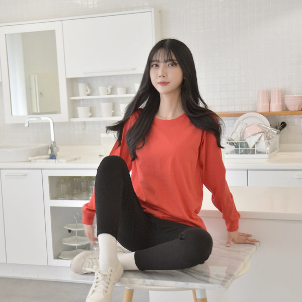 교복몰 30수면 시보리소매 긴팔티 (16colors) 티셔츠