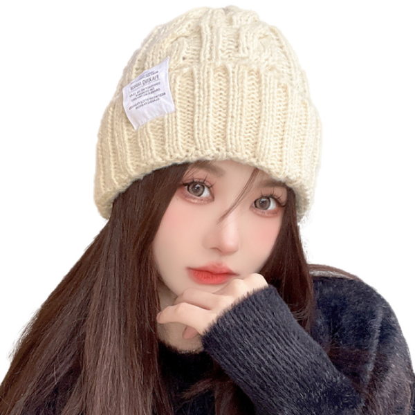 여성 심플 베이직 모던 패션 니트 비니 모자