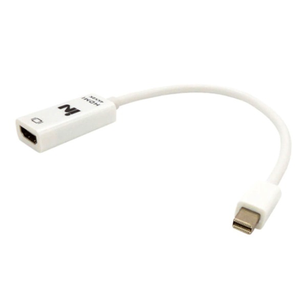 영상 오디오 Mini DisplayPort 1.2 to HDMI 케이블 25cm